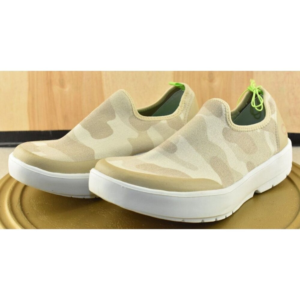 OOfos OOmg Eezee Womens Shoes Size 6 Recovery Sport  Tan Camo Slip On Sneakers